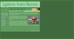 Desktop Screenshot of lighthousestudentministries.com